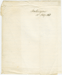 Memoranda submitted for the consideration of President Lincoln relating to the proposed instructions to Navy Officer.