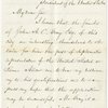 A.L.S. to Abraham Lincoln
