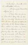 A.L.S. to Abraham Lincoln