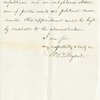 A.L.S. to Abraham Lincoln