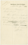 A.N.S. to President Lincoln