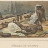L'exécution de la punition du fouet; Nègres ào [au] tronco.