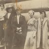 Retirement of supervising librarian Leah Lewison of 115th Street Branch. Left to right: Regina  Andrews, Carolyn Trumpass, Rosa Zubilaga Montera, Leah Lewison, an unidentified woman and Tiffany (?)