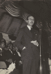 William T. Andrews delivering address