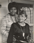 Singer Marian Anderson (left) and Regina Andrews, Mahopac, New York