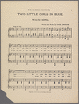 Two little girls in blue