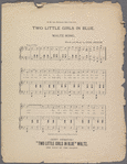 Two little girls in blue