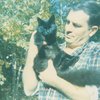 Jack Kerouac with cat