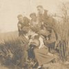 Jack Kerouac in group hug and kiss