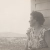 Jack Kerouac's mother Gabrielle with view