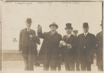 Taft, Williams, and three others on Ellis Island