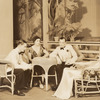 Edward Underdown, Joyce Carey, Noel Coward and Gertrude Lawrence in the stage production We Were Dancing