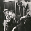 Wendy Hiller, Franchot Tone, and Cyril Cusack in the stage production A Moon for the Misbegotten