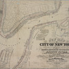 New map of that part of the city of New York south from 20th Street on the Hudson & 35th Street on the East River : showing the position of Greenwich, Washington and West Streets on the Hudson River, and Pearl, Water, Front, Cherry & Tompkins Sts. on the East River : also the Brooklyn shore from Bobine House to Red Hook Point : also the high & low water  mark as developed from the original city grants : the ordinance lines of 1795, 1796 & 1808 and the lawful boundary of the city