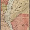 The Hudson by daylight map, from New York Bay to the head of tide water : containing names of streams, islands, and heights of mountains according to the latest coast survey : also the names of prominent residences, historic land marks, the old reaches of the Hudson, and old Indian names.