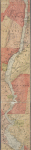 The Hudson by daylight map, from New York Bay to the head of tide water : containing names of streams, islands, and heights of mountains according to the latest coast survey : also the names of prominent residences, historic land marks, the old reaches of the Hudson, and old Indian names.