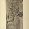 Enseigne en bois scuplté et peint d'un aubergiste, figurant l'appareil de Besnier «l'homme volant» de Sablé (1678).
