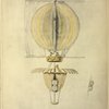 Un projet de ballon dirigeable à voile et de parachute conique.