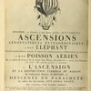Affiche des expériences aérostatiques de Jacques Garnerin, à Marseille, en 1822.