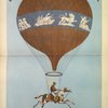 Affiche de la première Ascension équestre de Poitevin au Champ de Mars, le 7 juillet 1850.