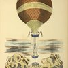 Affiche des ascensions en «ballon incendiaire» de Gale à l'Hippodrome (1850).