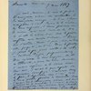 Lettre de Victor Hugo à Gaston Tissandier, à l'occasion de ses premières ascensions scientifiques avec W. de Fonvielle (1869).
