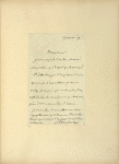 Lettre autographe de Jules Michelet à Gaston Tissandier (1869).