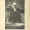 Wilfrid de Fonvielle prononçant une conférence sur l'aérostation. Tableau de Mlle Klumpke (1899).