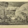 Les ateliers de constructions aéronautiques Lachambre à Vaugirard, en 1883. Dessin d'Albert Tissandier.