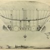 Le ballon dirigeable «l'Aigle», construit en 1834 par le comte de Lennox.