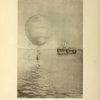 Le Méditerranéen et le croiseur De Chayla, au-dessus de la Méditerranée. Aquarelle exécutée par un des officiers du Du Chayla.