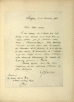Lettre du comte Ferdinand de Zeppelin au comte de La Vaulx (1908).