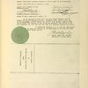 Chèque de 25,000 fr. envoyé au frères Wright pour confirmer l'option qui venait d'être transmise par M. Arnold Fordyce au Ministère de la Guerre.