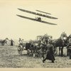 Vol de Wilbur Wright accompli à Pau, en janvier 1909, avec son élève Paul Tissandier.