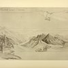 Paris-Madrid à vol d'oiseau; estampe par E. Montaut.