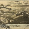 Un combat d'aéroplanes. Eau forte par Maurice Busset.