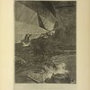 Bombardement de la côte anglaise par un Zeppelin. Document édité à Berlin.