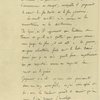 Lettre du Ct Brocard, ancien chef de l'escadrille des Cigognes, remerciant M. Lasies, député, d'avoir demandé à Guynemer les honneurs du Panthéon.