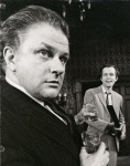 Charles Durning and Walter McGinn in a scene from That Championship Season