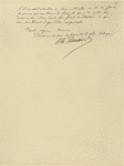 Lettre autographe de Charles Renard à Gaston Tissandier (1886).