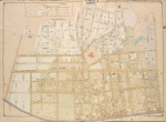 Queens, Vol. 1, Double Page Plate No. 9; Sub Plan;[Map bounded by Flushing Ave., Grand Ave., Briarwood Road; Including Alsop St., Lake St., Orchard St., Hutton PL.]; Part of Ward 4, Jamaica; [Map bounded by Terrace Ave., Ocean View Ave., Kaplan Ave., De Grau Ave., Amherst Ave., Hillside Ave., Colonial Ave., Judd Ave., Shelton Ave., Carlton Ave., Flushing Ave., Lathrop Ave., Chapin Ave., Ayling Ave., Maxwell Ave., Desmond Ave., Malden Ave., Melrose Ave., Union Park Ave., Dix Ave., Highland Ave., Clinton Ave., Park Ave., Hillcrest Ave., Bergen Ave., Hardenbrook Ave., Harriman Ave.; Including Victoria St., Clyde Ave., Alsop St., Lake St., Orchard St., Glen St., Grand St., N. Washington St., Grove St., Ray St., Fulton St.; Including Colfax PL., Delap PL., St. Charles PL.]