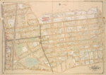 Queens, Vol. 1, Double Page Plate No. 10; Part of Ward 4, Jamaica; [Map bounded by New York Ave., Brooklyn Ave., Globe Ave., Rail Road Ave., Norris Ave., Brown Ave., Phraner Ave., Dubroff Ave., O' Donnell Ave., Russell Ave., Woodlawn Ave.; Including Fulton St., Canal St., Smith St., Puntine St., Locust St., Locust St., Linden St., Evergreen St., South St., Union Hall St., Centre St., Washington St., Fleet St., Prospect St., Beaver St., Church St., Division St., Rockaway Turnpike, Alsop St., Atlantic St., W. Catherine St., Catherine St., Water St., Hackett St., Scudder St., Cumberland St., Pacific St., Kosciusco St., Henry St., Little St., Remsen St.; Including Clayton PL., Twombly PL., Styler PL., Jack PL., Fleming PL., Strenski PL., Guinsburg PL., Duke PL., Claude PL., Brown PL.]