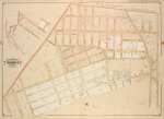 Queens, Vol. 1, Double Page Plate No. 15; Sub Plan; Formerly Town of Flushing 3rd Ward; [Map bounded by Rocky Ave., Lincoln Ave., Hill Road, Old Hillside Ave., Hillside Ave., Inglewood Ave., Chestnut St.]; Part of Ward 4; Jamaica; [Map bounded by Rocky Hill Road, Flushing Road, Jefferson Ave., Madison Ave., Springfield Road, Monroe Ave., Jackson Ave., Jericho Turnpike, Hultz Ave., Lewellen Ave., Manhattan Ave., Durand Ave., Osceola Ave., Old Hillside Ave., Hillside Ave., Lincoln Ave., Kelsey Ave., North Wertland Ave., Inglewood Ave., Wood Ave., Creed Ave., Reno Ave., Wertland Ave.; Including Cherry St., Hickory St., Cedar St., Pine St., Maple St., Chestnut St., Orange St., Poplar St., Spruce St., Walnut St., Howell St., Handley St., Pleasant St., Linden St., Meadow St., Lang Don St., columbus St.]