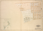 Queens, Vol. 1, Double Page Plate No. 23; Part of Ward 4; Jamaica; [Map bounded by Rockaway Plank road, Three Mile Mill Road, Old South Road; Including Smith St., Sidney St., Lewis St., Bank St., Bedford St.]; Sub Plan From Plate 17, Book 6, Plate 8; [Map bounded by Marcella Park, Including Creek, Hawtree.]