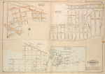 Queens, Vol. 1, Double Page Plate No. 24; Part of Ward 4; Jamaica; Sub Plan From Plate 18; [Map bounded by 3rd Ward Formerly town of Flushing, Union Turnpike, Louis St.; Including Ernest Ave., Hoffman Ave., Hoffman Boulevard, Augustina Ave.]; Sub Plan From Plate No. 14; [Map bounded by Hempstead and Jamaica Plank road, 1st St., Hollis Ave.; Including Old Country Road, Nvack Ave., Beaufort Ave.]; Sub Plan From Plate No. 17; [Map bounded Springdale, Ralph Hunt Cr., Cornelius Ave., Macaulay Ave.; Including Spring Cr., Bridge St., Marion St., Hunt PL.]; Sub Plan From Plate No. 9; [Map bounded by Third Ward (Flushing), Flushing Ave., Orchard St., Lake St., Alsop St., Victoria St.; Including Verdi Ave., Gaylord Ave., Florian Ave., Martin Ave., Potter Ave.]