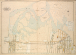 Queens, Vol. 1, Double Page Plate No. 35; Part of Ward 5; Rockaway; [Map bounded by Jamaica Bay, Charmttoir Island, Mc. Caffertys Island, Nortons Creek, Hudson Ave., Columbus Ave., Rochester Ave., Wave Crest Ave., Surf Ave., Grand-View Ave., Beach Ave.; Including Ocean Ave., Neptune Ave., Sea Gate Ave., Sea-View Ave., Florence Ave., Lucia Ave., Storm Ave., Straiton Ave., Jerome Ave., Alexander Ave., Bouker Ave., Amstel Canal.]; Sub Plan; [Map bounded by Fulton Ave., Dickerson Ave.; Including Hudson Ave., Columbus Ave.]
