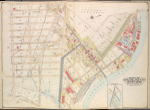 Queens, Vol. 2, Double Page Plate No. 4; Part of Long Island City Ward One (Part of Old Wards 1 and 2); [Map bounded by Van Pelt St., Greenpoint Ave., Hunters Point Ave., Borden Ave., Howard St., Spring St., Preston St.; Including Pine St., Van Mater St., Thomas St., Doryea St., Newtown Creek, Water St., Creek St., Nott Ave.]