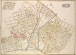 Queens, Vol. 2, Double Page Plate No. 25; Sub Plan; [Map bounded by Junction Ave., Canton St., Division St.; Including Forest St., Warren St.]; Part of Ward Two Elmhurst; [Map bounded by Roosevelt Ave., Division St., Junction Ave., Newtown Road; Including Court St., Broadway, Astoria and Flushing Turnpike (baxter St.), Orchard Ave.]