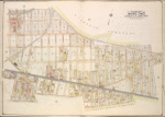 Queens, Vol. 2, Double Page Plate No. 37; Part of Ward Two Glendale and St. James Park; [Map bounded by Sherman St., Slocum St., Howard St., Sheridan St., Sigel St., Hooker St., Hancock St., Thomas St., Meade St., Folsom Ave., Fosdick Ave., Tompkins Ave., Webster Ave., Madison Ave., Washington Ave.; Including Ridgewood Ave., Wyckoff Ave., Clinton Ave., Cooper Ave., Montague Ave., Fulton Ave., Myrtle Ave., Indiana PL., Luther PL., Yale Ave., Glasser St., Harman Ave., Fresh Pond Road., Edsall Ave., Putnam Ave., Woodbine Ave.]