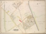 Queens, Vol. 2, Double Page Plate No. 42; Part of Ward Two Newtown; [Map bounded by Trotting Course Lane, Poplar Ave., Hazel Ave., Spruce Ave., Larch Ave.; Including Myrtle Ave., Thompson Ave., Dry Harbar Road, Metropolitan Ave.]
